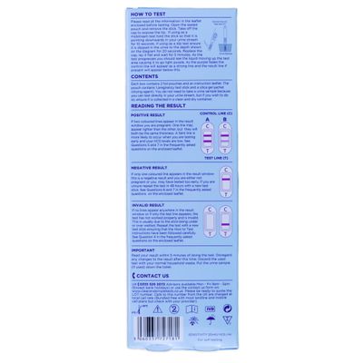 Clear & Simple Pregnancy Test Sticks,White