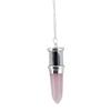 Pendule Pointe Quartz Rose et Remplissage Schungite view 1