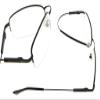 CessBlu Bendable Memory Titanium,Blue Light Blocking,Half-Rim Computer Reading Glasses(Black) +2.5 view 4