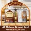 Keystone All Natural Ground Beef 28 Ounce Long Term Emergency Survival Food Canned Meat | Fully Cooked Ready to Eat | Gluten Free Family Pack of 3 view 4