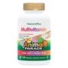 NaturesPlus Animal Parade Gold Children's Multivitamin - Assorted Cherry, Orange & Grape Flavors - 120 Animal-Shaped Chewable Tablets, Pack of 3 - Vegan, Gluten Free - 180 Total Servings view 1