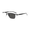 mincl/Sun Photochromic Reading Men adjustable vision With Multifocal Progressive glasses lentes (black, SPH 0 ADD+200) view 1