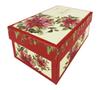 ALEF Set of 6 Elegant Decorative Holiday Themed Nesting Gift Boxes -3 Boxes- Nesting Boxes Beautifully Themed and Decorated! view 2