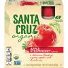 Santa Cruz Organic Apple Strawberry Sauce Pouch, 3.2 Ounce -4 Count (Pack of 6) view 1
