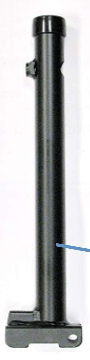 Nova Knee Walker TKW-12 Replacement Parts -TKW1219 - POST FRONT LOWER FOR TKW-12