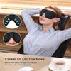 LKY DIGITAL Sleep Mask for Side Sleeper 3 Pack, Blackout 3D Eye Mask for Sleeping, Night Blindfold for Men Women view 4