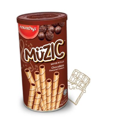 Munchy's Muzic Gigabyte (Chocolate Cream, 3 Cans 300g)