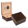 Prestige Import Group - The Vizcaya Authentic Exotic Ebony Wood Cigar Humidor - Capacity: 25-40 - Color: Ebony view 1