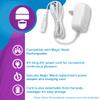 Magic Wand Rechargeable Personal Massager Authentic Power Adapter & Charger  US Polarized Power Adapter & 6ft Charging Cord for Neck, Back, Hand, Muscle, and Head Massager Massage Tools view 2