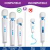 Magic Wand Rechargeable Personal Massager Authentic Power Adapter & Charger  US Polarized Power Adapter & 6ft Charging Cord for Neck, Back, Hand, Muscle, and Head Massager Massage Tools view 3