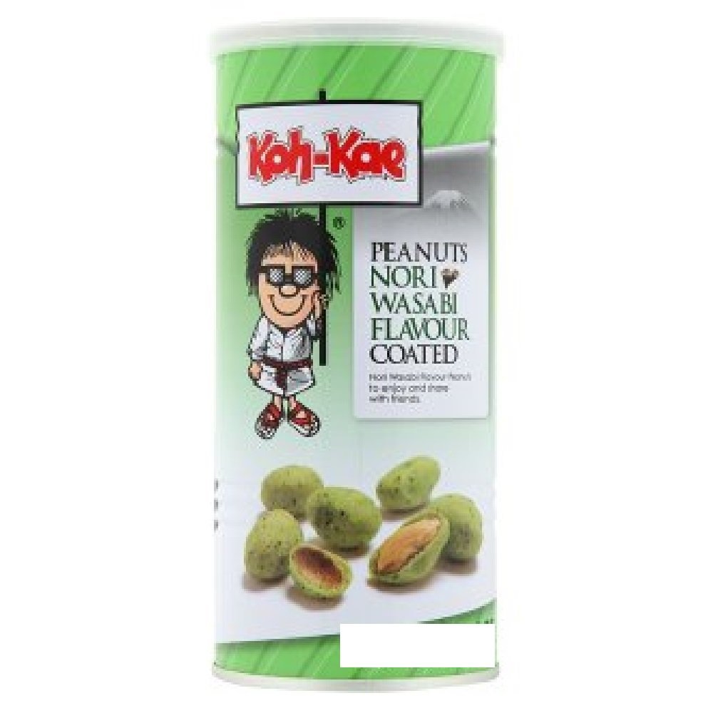 Koh Kae Coated Peanuts 180g NO CAN (Nori Wasabi, 4 Packs)
