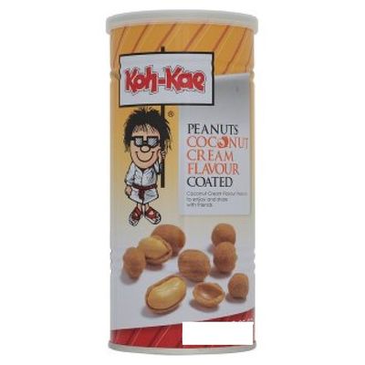 Koh Kae Coated Peanuts 180g NO CAN (Coconut Cream, 4 Packs)