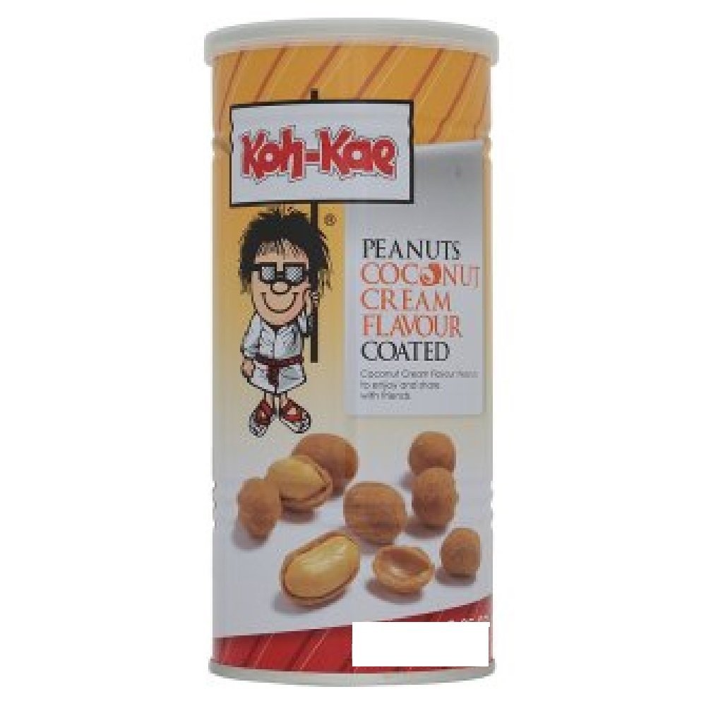 Koh Kae Coated Peanuts 180g NO CAN (Coconut Cream, 4 Packs)