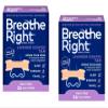 Breathe Right Calming Lavender Scented Drug-Free Nasal Strips for Nasal Congestion Relief 26 Count - Pack of 2 view 1