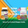 NaturesPlus Animal Parade Children's Chewable Multivitamin - 90 Animal-Shaped Tablets - Natural Assorted Flavors - Vegan, Gluten Free - 45 Servings view 2