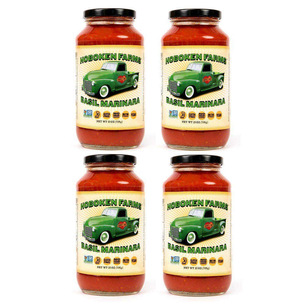 HOBOKEN FARMS Basil Marinara, 25 OZ