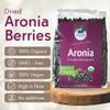 Aronia Original Organic Dried Aronia Berries 17.6 oz (500 g) - Unsweetened Black Chokeberries, Gently Dried After Harvest - Vegan, Non-GMO, No Sulfites or Additives view 3