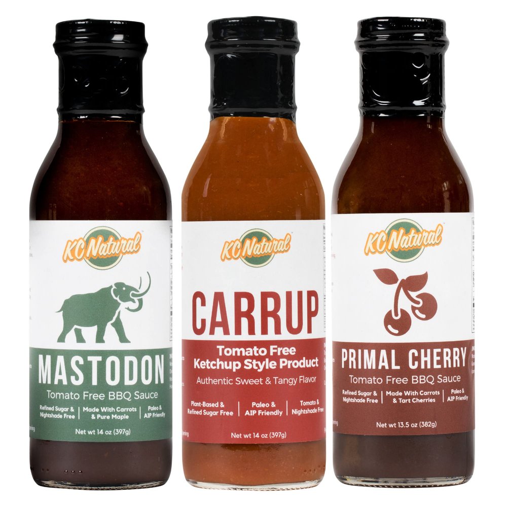 KC Natural - BBQ and No Tomato Ketchup Bundle - Paleo And AIP Friendly - Nightshade Free