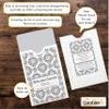1000 Cashier Depot - Hotel Key Card Sleeves, White 24lb Paper, 2 3/8 x 3 1/2 Inches, Welcome Guest Design, Printed in Gray, 1000 Count view 3
