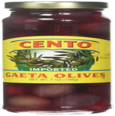 Cento Imported Gaeta Olives Jars, 7 Ounce