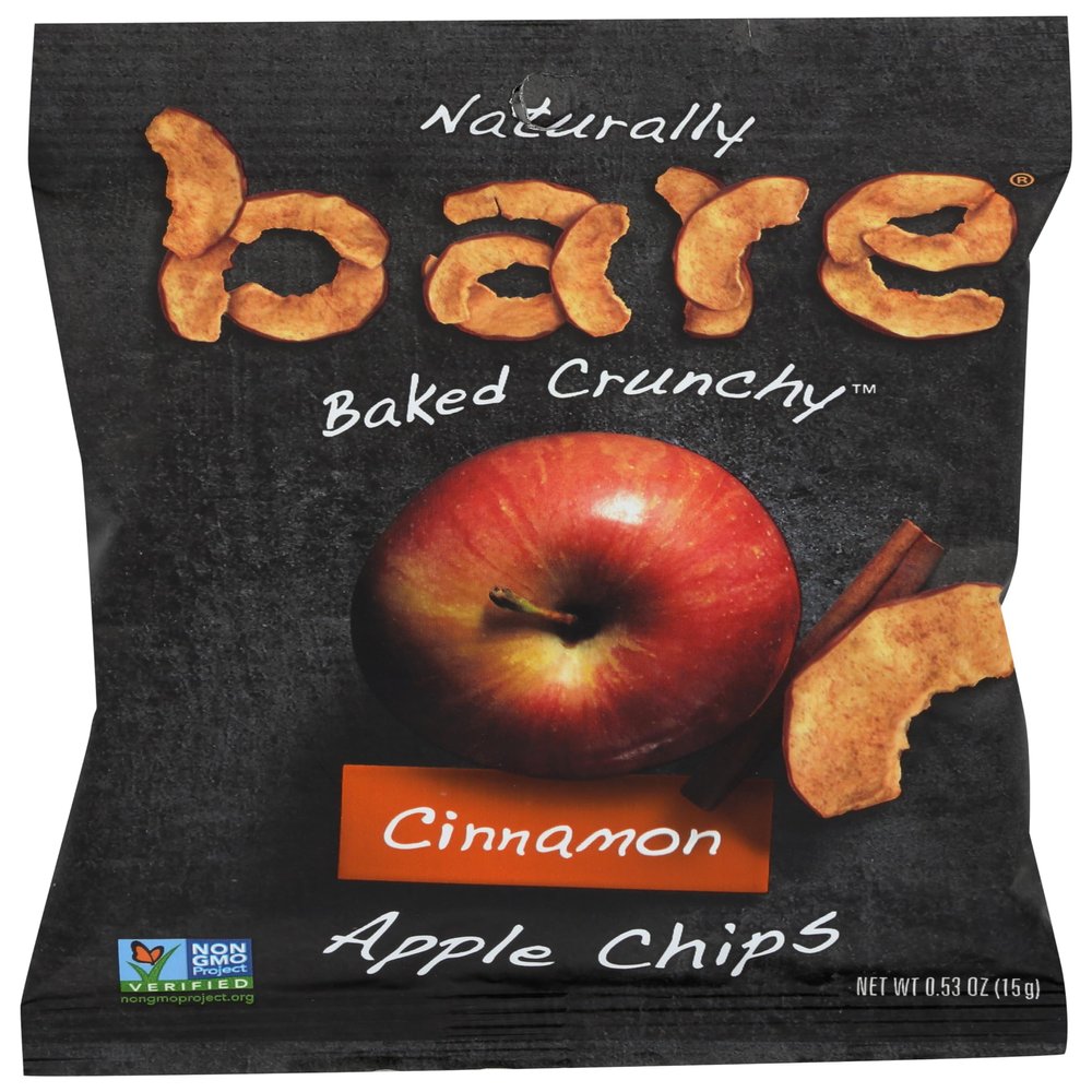 Bare Fruit Naturally Baked Crunchy Cinnamon Apple Chips, 0.53 oz