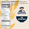 Quaker Instant Oatmeal, Original, Individual Packets, 0.98 Ounce , 48 Count (Pack of 1 ) view 2