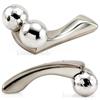 ACS MAT 3D Roller Face Massager, Body Face Massager,Y Shape (Silver) view 3