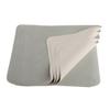 Dovewill 10 Pieces Soft Microfiber Eyeglasses Glasses Cleaning Cloth Phone Screen Camera Lens Glasses Cleaner Wipe Pad - Gray+Beige view 1