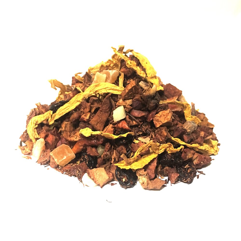 Bamboo Tea House Herbal Just Peachy Fruit Tea (4 Ounce Bag)