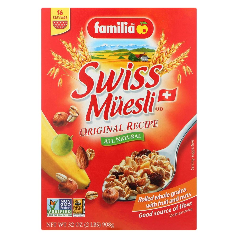 Familia Swiss Mesli - Original Recipe - Case of 6 - 32 oz.