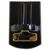 Desk Table Top Cigar Cutter Gloss Black with Gold view 3