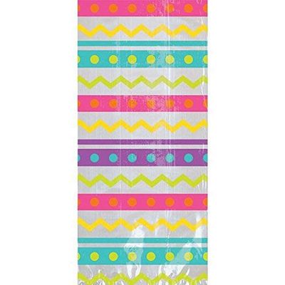 Amscan 370371 Easter Large Cello Bag - Pack of 20, 11 1/2" x 5" x 3 1/4", Multicolor