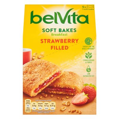Belvita Soft Filled Strawberry 5 x 40g