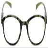 Calabria R772 Designer Camouflage Reading Glasses +2.50 Green Men Women Classic Readers Trendy Eyeglasses Matching Soft Case view 2