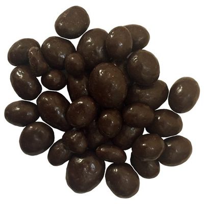 OliveNation Carob Covered Raisins, Dark Brown Coating, Sweet Dried Raisins - 8 ounces