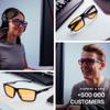 Horus X  Blue Light Glasses Men Women | Blue Light Blocking Glasses for Screen Anti-Fatigue Eye Migraine | Gaming Amber V3 view 4