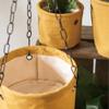 (Heads) Canvas Round Bottom Basket Mustard - Large (6 pcs) CVM-RLB view 3