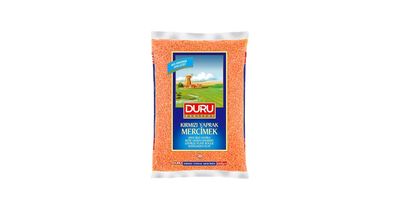 Duru Split Red Lentils 1000g, 100% Natural and Certificated, High Fiber and Protein, Non-GMO, Great for Lentil Soup and Vegan Recipes, Gluten Free