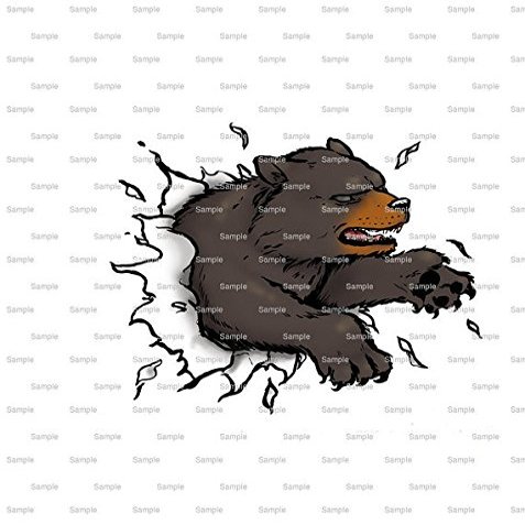 1/4 Sheet - Bears Team Mascot Birthday - Edible Cake/Cupcake Party Topper - D916