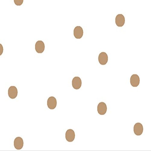 Pack Of 1, 40"X100' Large Gold Dots Classic Print Cello Rolls 1.0 Mil Made In USA