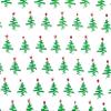 Pack Of 1, 40" X 100' 1.0 Mil Holiday Tree Christmas Print Cello Rolls Made In USA view 1