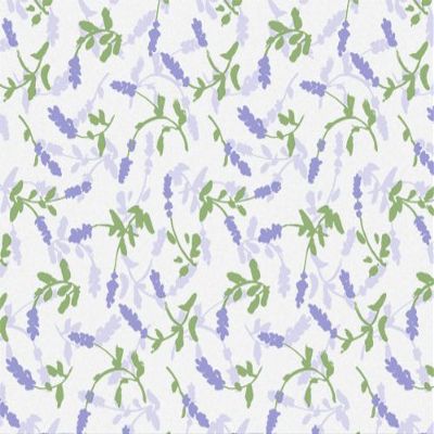 Pack Of 120, Lavender Field Recycled Floral Tissue Prints Paper 20" x 30" Sheets Made In USA