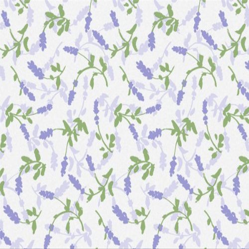 Pack Of 120, Lavender Field Recycled Floral Tissue Prints Paper 20" x 30" Sheets Made In USA