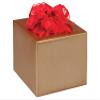 Pack Of 1, 24" x 417' Gold Solid Gloss Color Gift Wrap Paper Roll for 175-200 gifts Made In USA view 1
