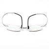 BEISON Memory Titanium Stainless Steel Rimless Flexible Reading Glasses (Grey, 1.5) view 3