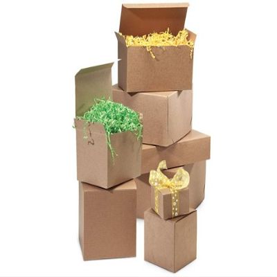 100 Pk, Brown Kraft Gift Box 8 Sizes 15 - 1Pc 3X3X2, 15 - 1Pc 4X4X4, 15 - 1Pc 6X4.5X4.5, 15 - 1Pc 9X4.5 X4.5, 10 - 1Pc 6X6X6, 10 - 2Pc 9X9X5, 10 - 2Pc 12X12X2.5, 10 - 2Pc 12X12X5.5