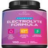 Premium Electrolyte Capsules  Support for Keto, Low Carb, Rehydration & Recovery - Electrolyte Replacement Tablets  Includes Electrolyte Salts, Magnesium, Sodium, Potassium  100 Capsules view 1
