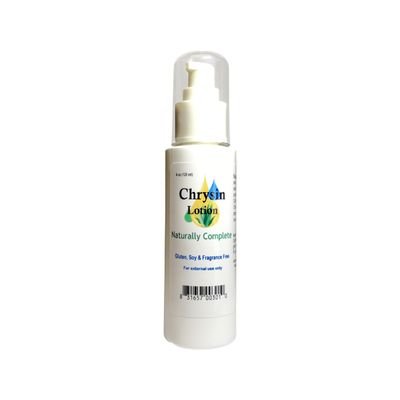Naturally Complete Chrysin for Men and Women 4 oz. Pump Bottle - Non-GMO - Unscented | Soy-Free | Made in The USA