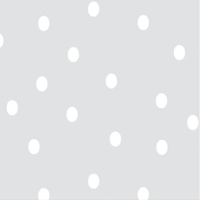 Pack Of 1, 40"X100' Large White Dots Classic Print Cello Rolls 1.0 Mil Made In USA