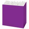 Pack Of 6, Large Solid Purple Basket Boxes 10.25 X 6 X 7.5" view 1